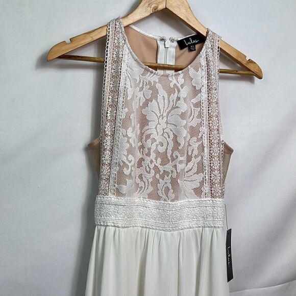 LuLu’s Forever and Always White Maxi Dress size XS NWT - Picture 5 of 16